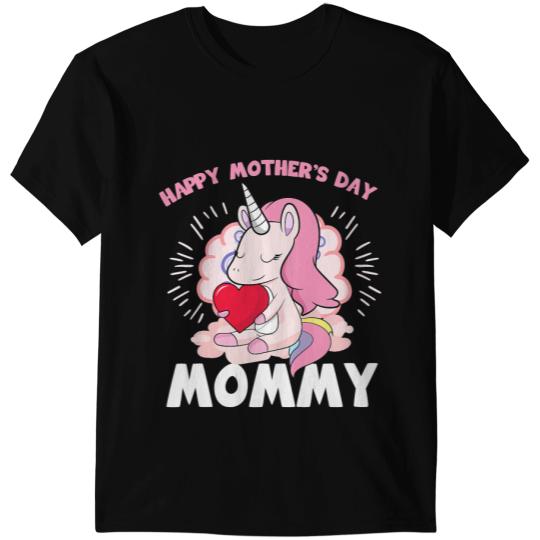 Unicorns Kids Happy Mothers Day Mommy Daughter To Mom Unicorns Toddler Girl T-Shirts