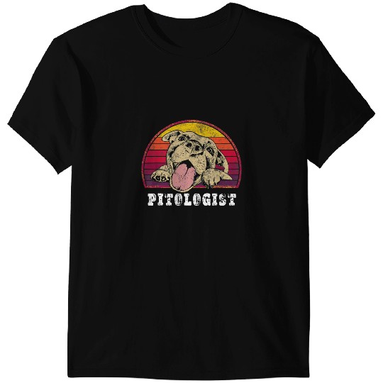 Hippo Gift Bully Pitologist Pit Bull Pitty Velvet Hippo Pitbull Lovers Pitbull Dog T-Shirts