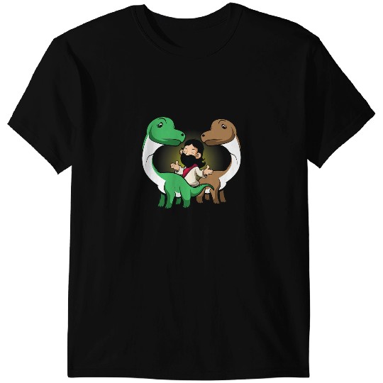 Dinosaur Dino Christian Jesus Saves Dino Dinosaur Nerd T-Shirts