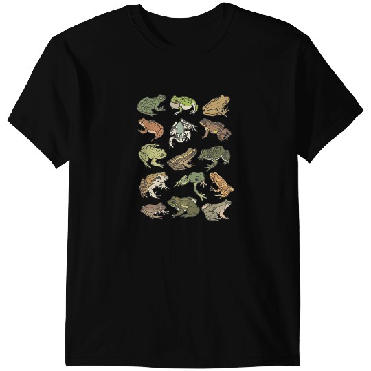 Frog Gift Frog vs Toad Grunge. T-Shirts