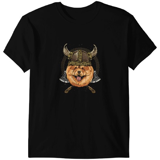 Viking Chow Chow Renaissance Norse Pagan Valhalla Dog Lovers T-Shirts