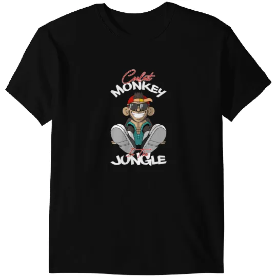 Monkey Lover Coolest Monkey In The Jungle 2 T-Shirts
