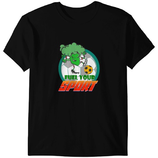 Soccer Player Plant Vegetarian Veggies Soccer Broccoli Vegan Football 1 T-Shirts