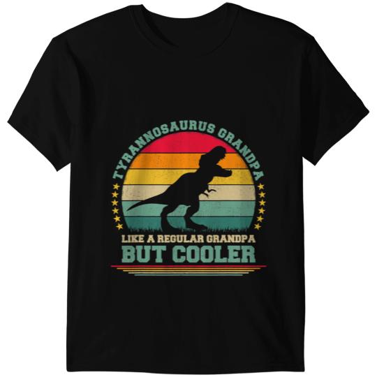 Dinosaur Dino Mens Funny vintages Dinosaur Tyrannosaurus Grandpa Fathers Day T-Shirts
