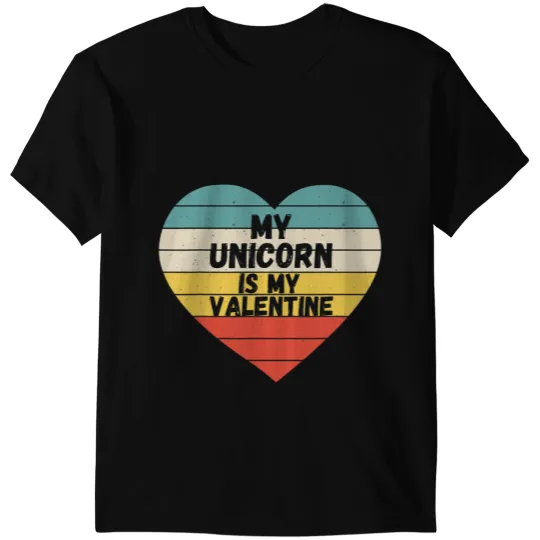 Unicorns Valentines Day my Unicorns is my valentine For Him Kids Boys T-Shirts