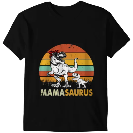 Dinosaur Dino Mamasaurus Rex T Rex Dinosaur Lovers Mothers Day Womens 3 T-Shirts