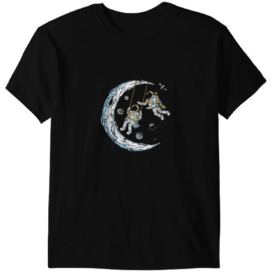 Astronauts Moon Spaceship Astronomy Planets Astronaut T-Shirts