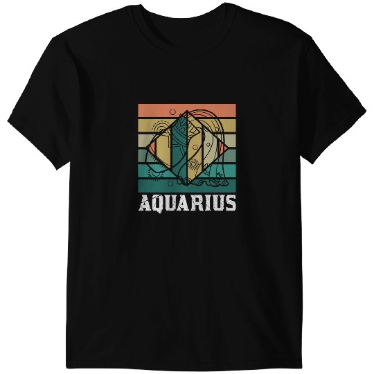 Aquarius Horoscope Astrology Astrological Zodiac Sign T-Shirts