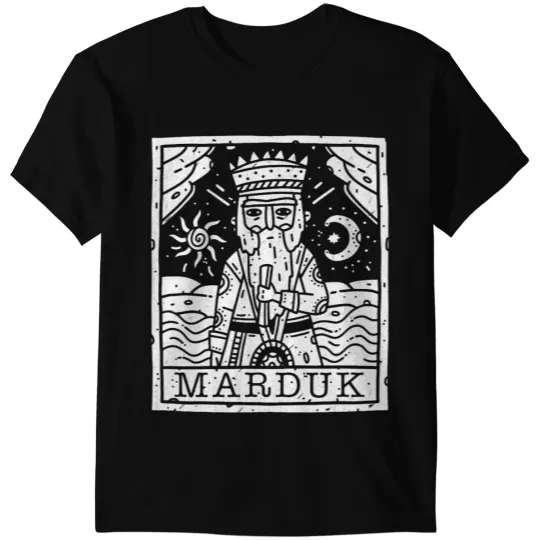 Astronauts Ancient Astronauts Tarot Sumerian Deity Marduk Gothic T-Shirts