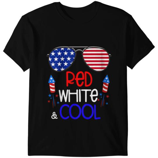 4th Of July Red White And Cool Patriotic Stars Stripes T-Shirts