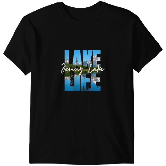 Camping Camp Jenny Lake Lakes Lake Life Kayaking Camping Kayak Basin Camper T-Shirts