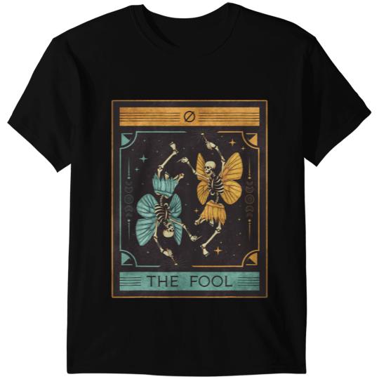 Fairycore Aesthetic Fairy Skeletons Tarot Card The Fool 21 T-Shirts