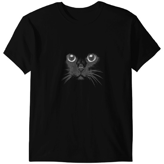 black cats Paws Lover Owner Halloween black cats Face Graphic 799 T-Shirts