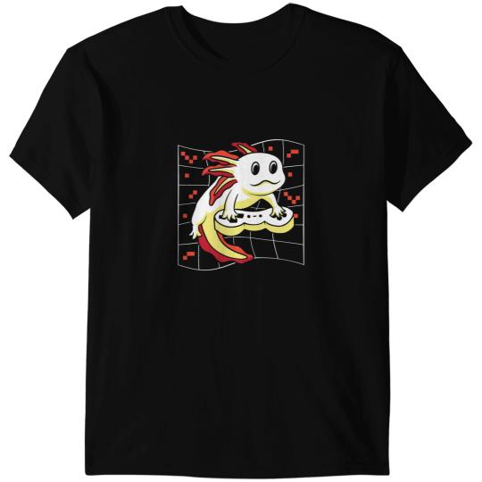 Axolotls Animals Fish Mexican Salamander Walking Fish GamingAxo T-Shirts