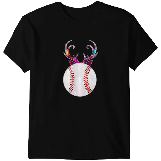 Baseball Gift Ball Reindeer Christmas Ornaments Family Pajama Mom 535 T-Shirts