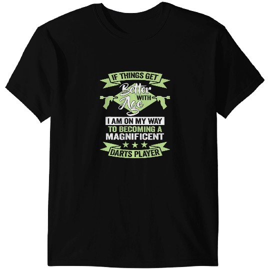 A magnificent Darts Player Dart Team Birthday Dart Player T-Shirts