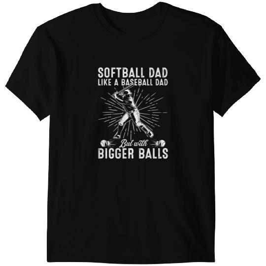 Baseball Gift Softball Mens Softball Dad Like A Baseball Dad Definition On Back 90 T-Shirts