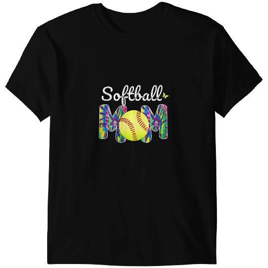 Baseball Gift Softball Baseball Mom Love Tie Mom Mothers Day 155 T-Shirts