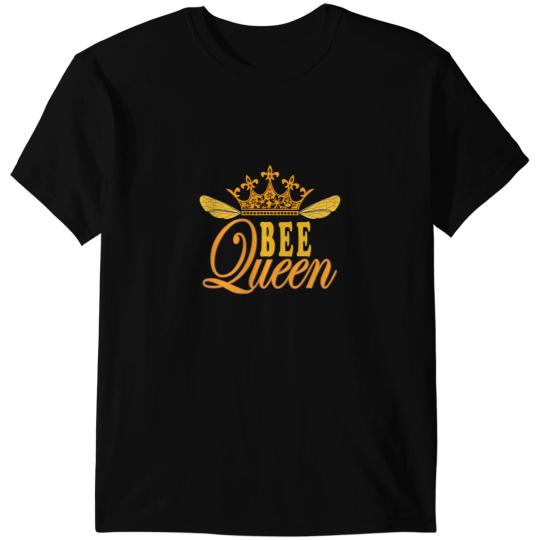 Bee Beekeeping Queen Bee Honey Crown Bee Hives Beekeeper Cute 107 Beekeeper T-Shirts