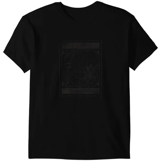 Fairycore Aesthetic Goth Tarot Card The Moon Fairy Grunge T-Shirts