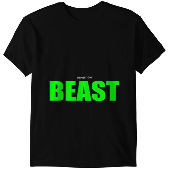 Beast Gym Motivation Green Colour Training Fitness Workout T-Shirts