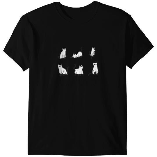 black cats Paws Halloween Cat Lover black cats Spooky Season 669 T-Shirts