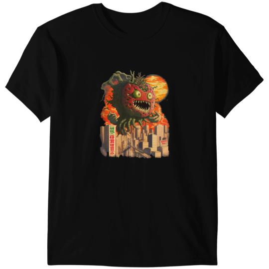 Anime Kaiju Tomatoes Broccoli Japan Monster T-Shirts