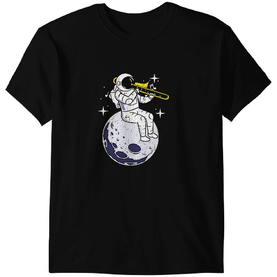 Astronauts Playing trombones Vintage T-Shirts