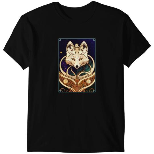 Astronauts Cool Mystic Tarot Space Fox Ethereal Aesthetic T-Shirts