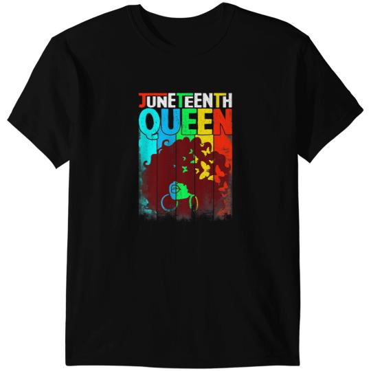 Juneteenth Black Queen Afro Melanin Girl Magic Women Girls 13 T-Shirts