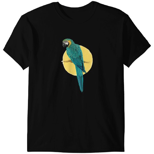 Blue and Yellow Macaw Bird product T-Shirts