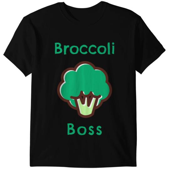 Broccoli Boss Vegetables Veggie Lover Vegetarian Green Food T-Shirts