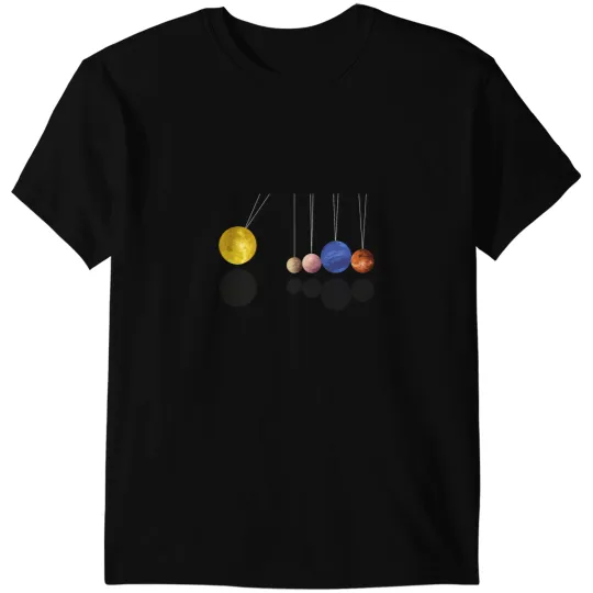 Astronomy Lover Planets pendulum solar system space science astronomy T-Shirts