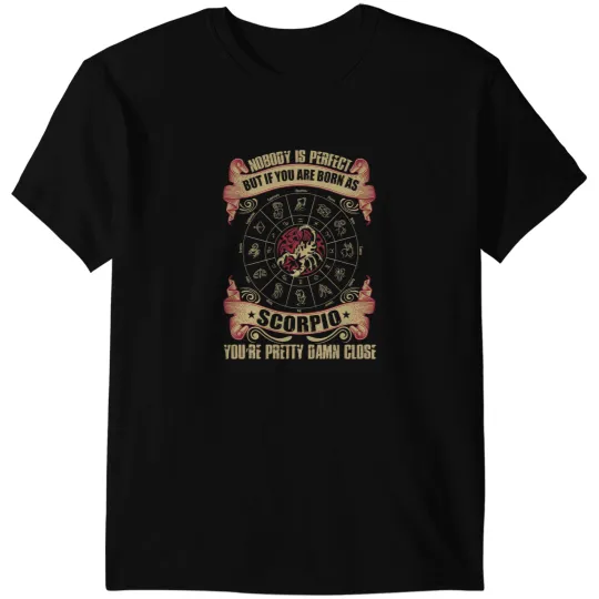 Fancy Scorpio Oktober November Zodiac Design T-Shirts