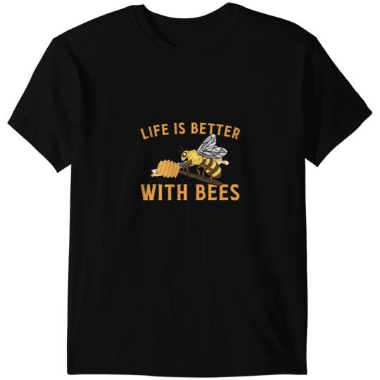 Bee Beekeeping Cool Bee Design For Men Women Honey Bumble Bee Beekeeping 106 Beekeeper T-Shirts
