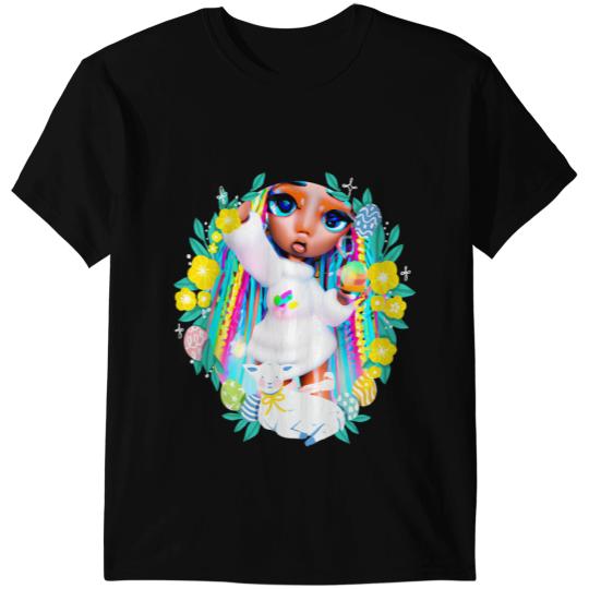 Black Girl Magic Easter Bunny Basket Egg Hunt Melanin Sista T-Shirts