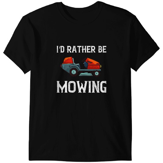 Lawn Mowing Tractor Funny Lawn Mower T-Shirts