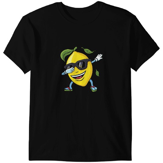 Dabbings Lemon Boys Funny Dancing Lemon Lemonade Aid Stand T-Shirts