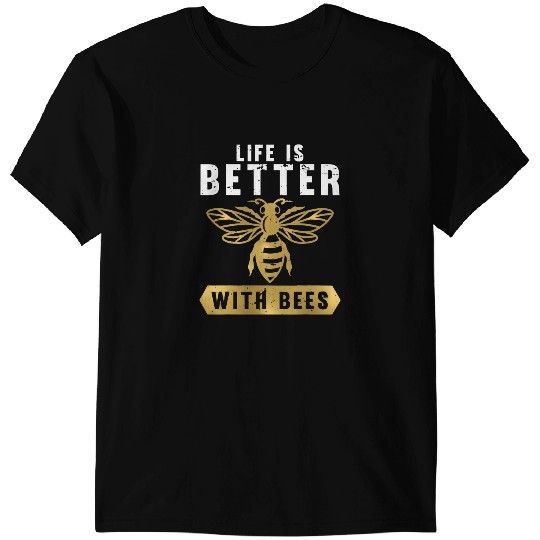Bee Beekeeping Cool Beekeeping For Men Women Honey Bee Hive Bee Lover Beekeeper T-Shirts