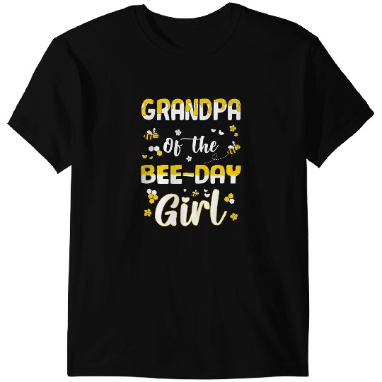 Bee Beekeeping Cute Bee Day Grandpa Of The Bee Day Girls Classic 184 Beekeeper T-Shirts