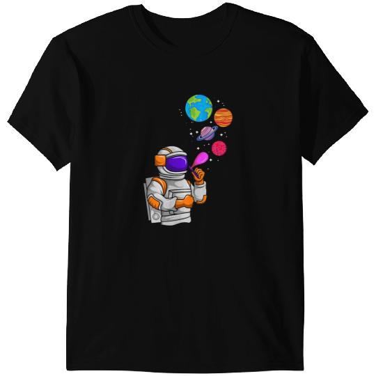 Astronauts Making Planet Soap Balloons T-Shirts
