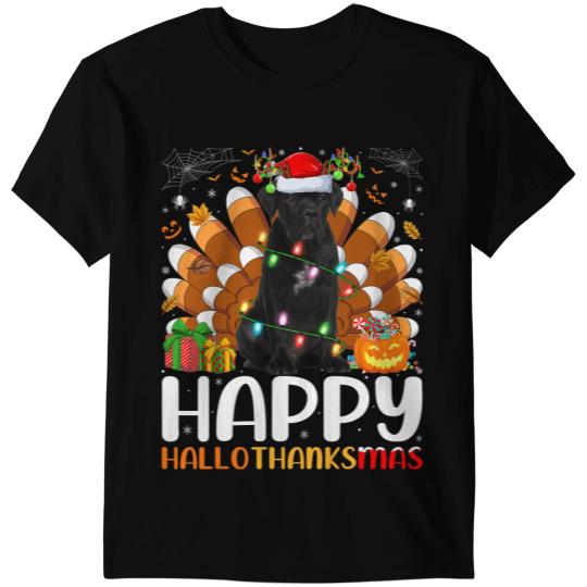 Cane Corso Dog Halloween Christmas Happy Hallothanksmas T-Shirts