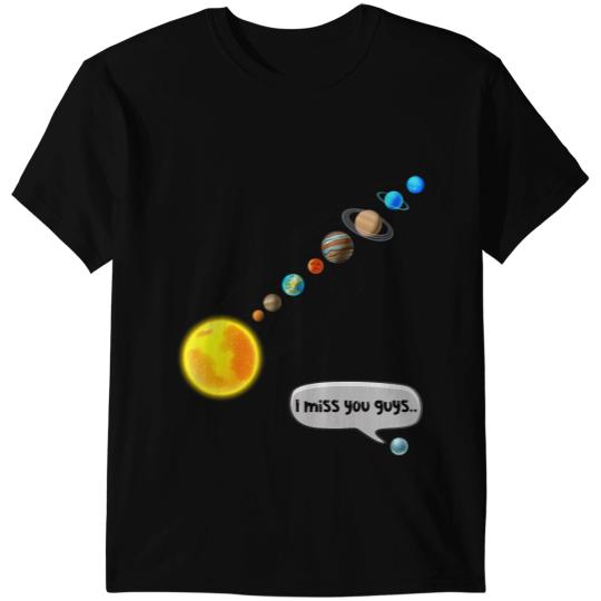 Astronomy Lover Funny Pluto and Solar System Space Science Astronomy Gift T-Shirts