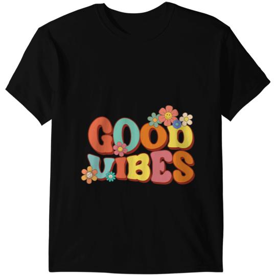 Funny Yellow Pink Happy Smiling Smile Face Daisy Flower Girl T-Shirts