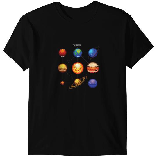 Astronomy Lover Space Science Galaxy Planets Solar System 3 T-Shirts