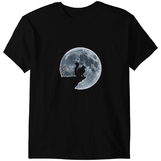 black cats Paws PERSIAN CAT Halloween Costume Moon Silhouette 189 T-Shirts