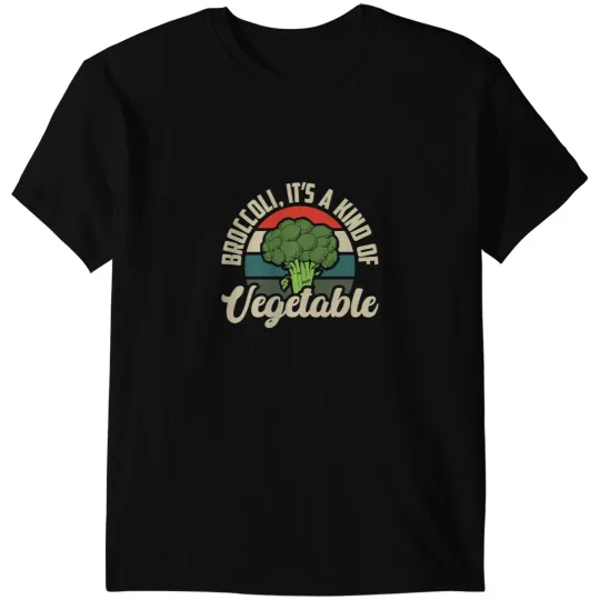 Broccoli Vegetable Retro vintages Sunset Broccoli Lover Hater 3 T-Shirts