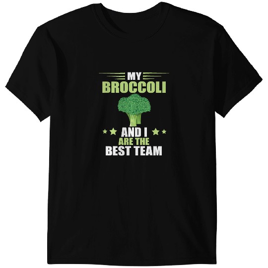 bests Broccoli Team Veggie Funny Broccoli Healthy Vegetable T-Shirts