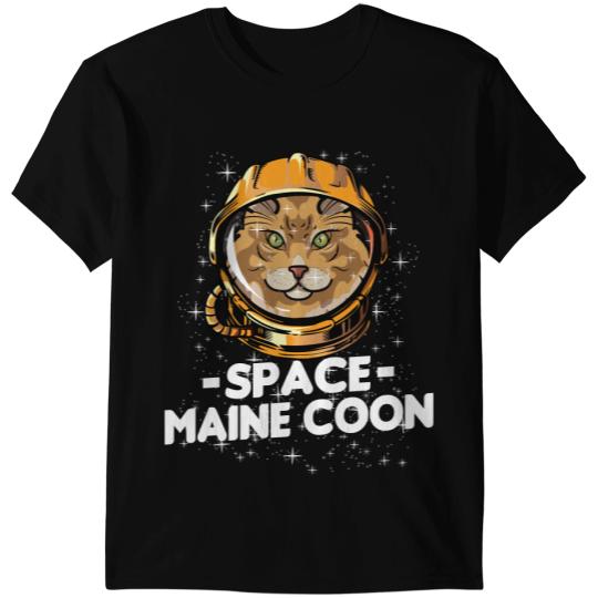Cat Paws Kitty Maine Coon Space Astronaut Cat pet T-Shirts