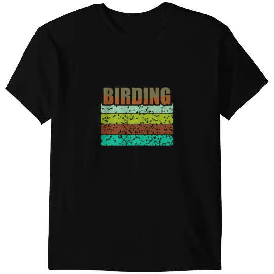 Birder Birding Bird Nerd Funny Bird Watching 4 T-Shirts
